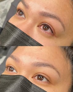 Eyebrow Tattoo result by Olivia DeBeauté in Camden, NJ