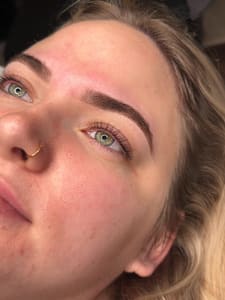 Eyebrow Tattoo result by Omaha Brows and Omaha Permanent Makeup in Omaha, NE