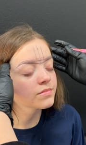 Eyebrow Tattoo result by Ombre Brows by Christina in Countryside, IL