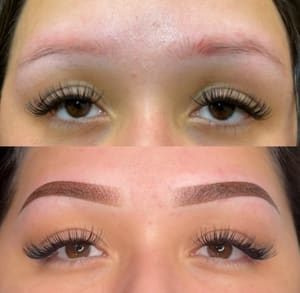 Eyebrow Tattoo result by Ombre Brows by Christina in Countryside, IL