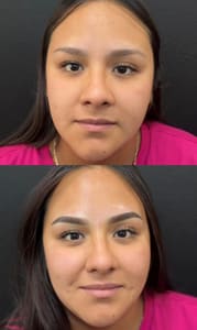 Eyebrow Tattoo result by Ombre Brows by Christina in Countryside, IL
