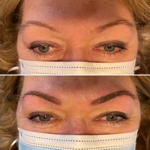 Eyebrow Tattoo result by On Fleek PMU Studio in Salisbury, PA