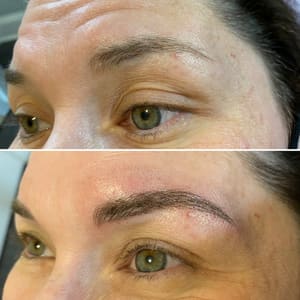 Eyebrow Tattoo result by On Fleek PMU Studio in Salisbury, PA