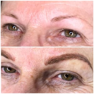 Eyebrow Tattoo result by On Point Beauty in Orangevale, CA