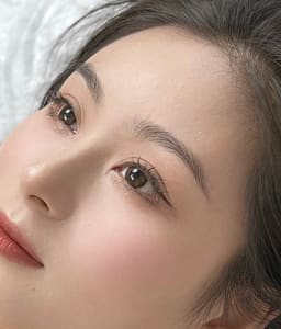 Eyebrow Tattoo result by One Beauty Nano Brows tattoo/ Y Beauty Salon in Arcadia, CA
