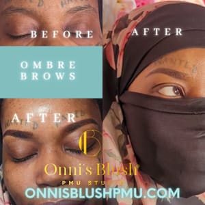 Eyebrow Tattoo result by Onni's Blush PMU Studio in Jacksonville, FL