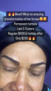 Eyebrow Tattoo result by Optimal Eyebrow Threading in Columbus, OH