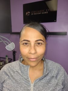 Eyebrow Tattoo result by Organic Eyes(Microblading) By Destiny Marie in Fort Wayne, IN