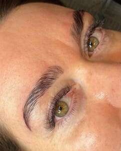 Eyebrow Tattoo result by Oscar Giovanni Salon & Spa in Chagrin Falls, OH