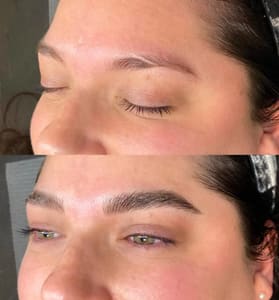 Eyebrow Tattoo result by Osie Beauty in Austin, TX
