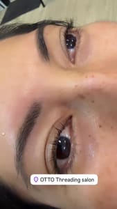 Eyebrow Tattoo result by OTTO Threading Salon in Tacoma, WA