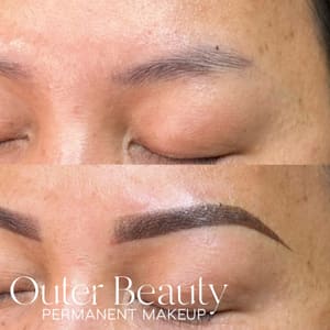 Eyebrow Tattoo result by Outer Beauty Permanent Makeup in St Louis Park, MN