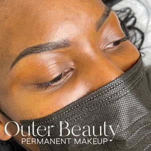Eyebrow Tattoo result by Outer Beauty Permanent Makeup in St Louis Park, MN