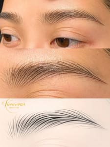 Eyebrow Tattoo result by P&M Brow Bar in Houston, TX