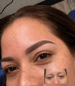 Eyebrow Tattoo result by P&M Brow Bar in Houston, TX