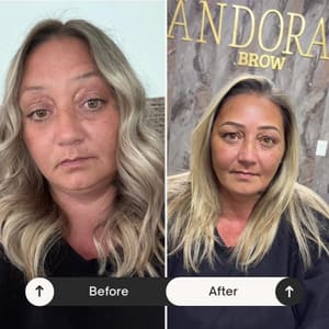 Eyebrow Tattoo result by Pândora Brow + Skin - Hinesville PMU + Brazilian Waxing & More in Hinesville, GA