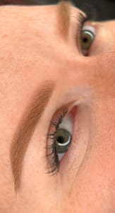 Eyebrow Tattoo result by Palm Beach Makeup in West Palm Beach, FL