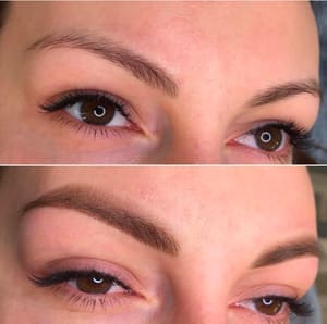 Eyebrow Tattoo result by Palm Beach Makeup in West Palm Beach, FL