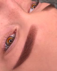 Eyebrow Tattoo result by Palm Beach Makeup in West Palm Beach, FL