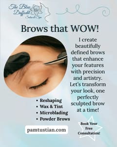 Eyebrow Tattoo result by Pam Tustian - The Blue Daffodil Salon & Spa in Columbus, OH