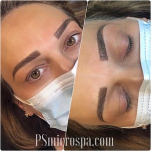 Eyebrow Tattoo result by Pampered Soul Microspa in Northville, MI