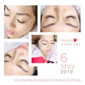 Eyebrow Tattoo result by Panida Beauty Lash-Brows-PMU in Delray Beach, FL