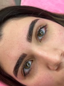 Eyebrow Tattoo result by Paoboscanstudio in Katy, TX