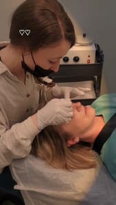 Eyebrow Tattoo result by Paradigm Beauty Studio in Fairfield, OH