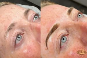 Eyebrow Tattoo result by Paris Luxe Beauty Bar in Manassas, VA