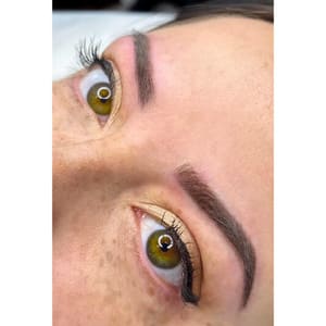 Eyebrow Tattoo result by Paris Luxe Beauty Bar in Manassas, VA