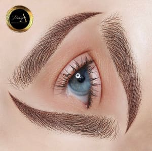 Eyebrow Tattoo result by Paris Permanent Makeup Clinic & Academy in Irvine, CA