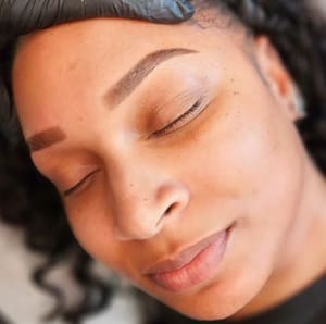 Eyebrow Tattoo result by Pashyra The Beauté Studio in Wilmington, DE