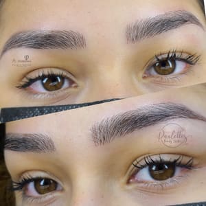 Eyebrow Tattoo result by Paulette's Beauty Studio in El Paso, TX