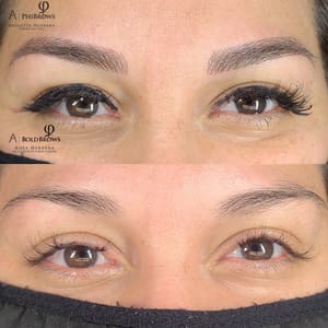 Eyebrow Tattoo result by Paulette's Beauty Studio in El Paso, TX