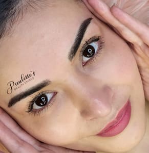 Eyebrow Tattoo result by Paulette's Beauty Studio in El Paso, TX