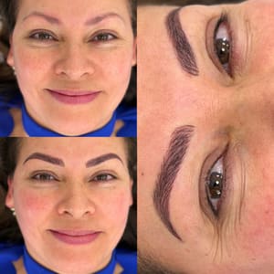Eyebrow Tattoo result by Paulina Pineda Brows in Irving, TX