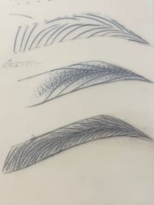 Eyebrow Tattoo result by Peacock Threading Brow Bar in Laguna Hills, CA