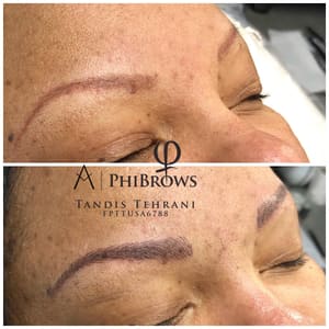 Eyebrow Tattoo result by Pearl Skincare in San Diego, CA