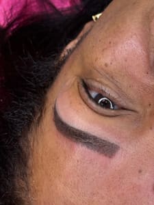 Eyebrow Tattoo result by Peinate Brows studio in Wyomissing, PA