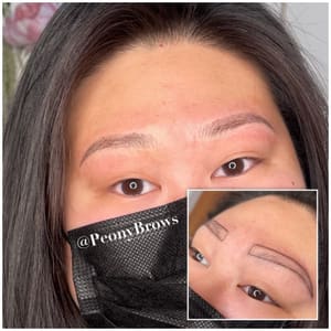 Eyebrow Tattoo result by Peony Brows in Bayside, NY
