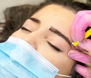 Eyebrow Tattoo result by Peony Permanent makeup in Calabasas, CA