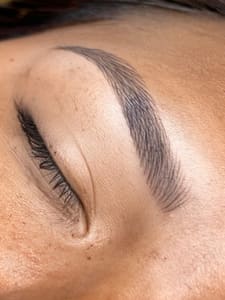 Eyebrow Tattoo result by Perfact Brow Arch By Threading in Winston Salem, NC