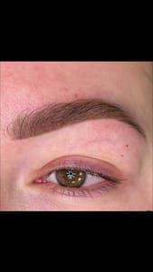 Eyebrow Tattoo result by Perfact Brow Arch By Threading in Winston Salem, NC