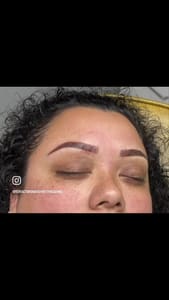 Eyebrow Tattoo result by Perfact Brow Arch By Threading in Winston Salem, NC
