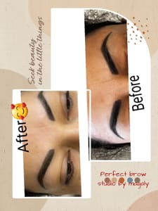 Eyebrow Tattoo result by Perfect brow studio by magaly in Russellville, AL