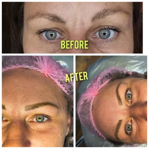 Eyebrow Tattoo result by Perfect brow studio by magaly in Russellville, AL