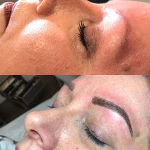 Eyebrow Tattoo result by Perfect Brows Microblading Skincare Studio in Roseville, CA