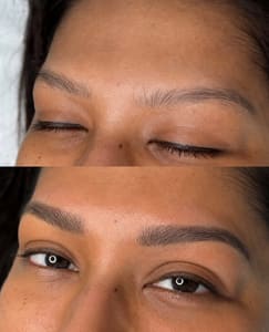 Eyebrow Tattoo result by Perfect Brows Studio - Microblading Artist in Austin, TX