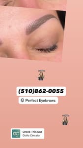 Eyebrow Tattoo result by Perfect Eyebrows in Santa Maria, CA