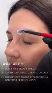 Eyebrow Tattoo result by Perfect Place PMU by Iryna Sakharova in Southampton, PA